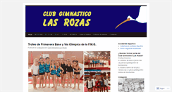 Desktop Screenshot of clubgimnasticolasrozas.com